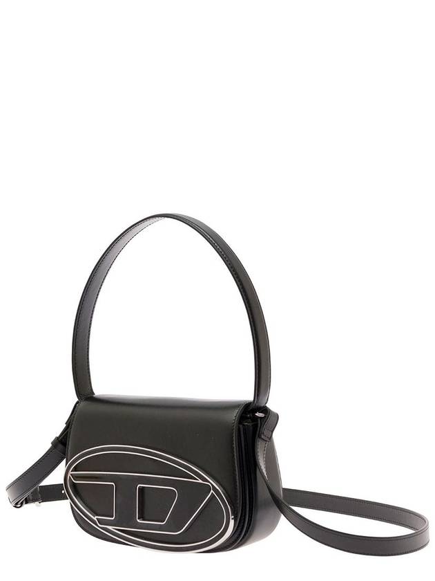 1DR Nappa Leather Shoulder Bag Black - DIESEL - BALAAN 5