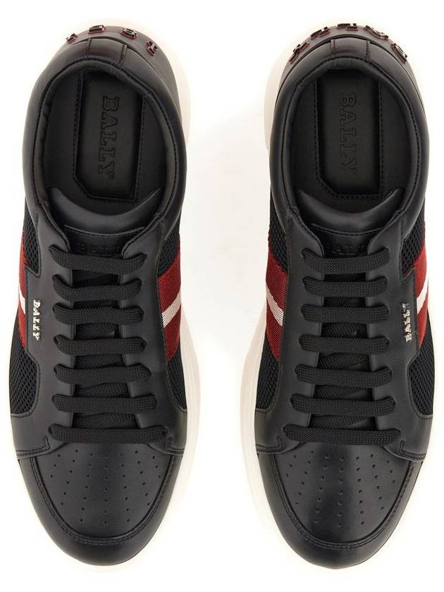 Melys Leather Low Top Sneakers Black - BALLY - BALAAN 6