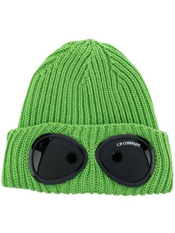 Signature Goggles Wool Beanie Green - CP COMPANY - BALAAN 1