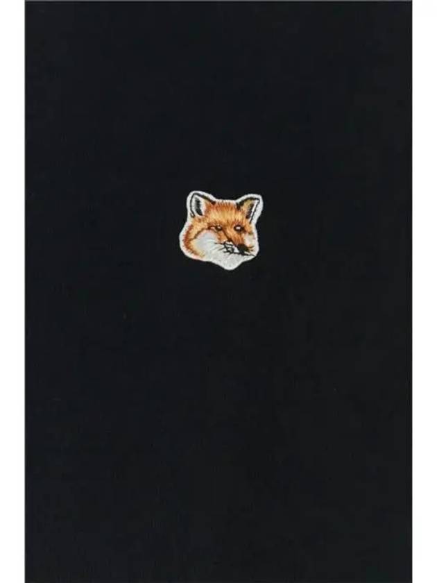 Fox Head Patch Regular Sweatshirt Black - MAISON KITSUNE - BALAAN 4