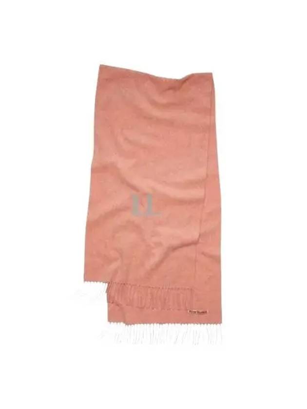 Wool Fringe Scarf Rose Melange - ACNE STUDIOS - BALAAN 2