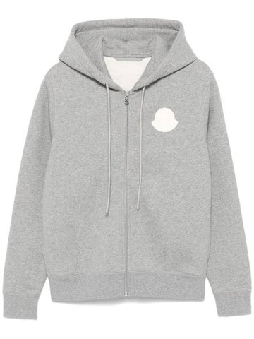 logo patch hood gray - MONCLER - BALAAN 1