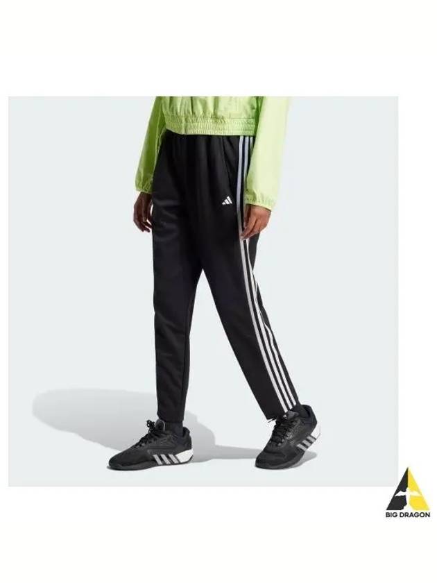 Train Essentials Aeroready 3S Track Pants Black - ADIDAS - BALAAN 2