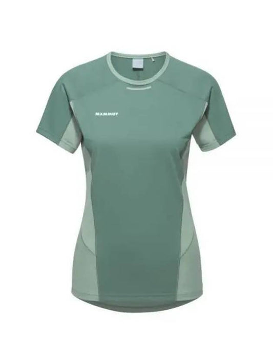 Aenergy FL ​​Short Sleeve T-Shirt Green - MAMMUT - BALAAN 1