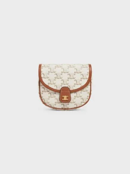 Triomphe Besace Mini Cross Bag White - CELINE - BALAAN 2