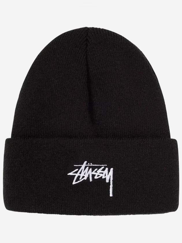 stock cuff beanie black - STUSSY - BALAAN 1