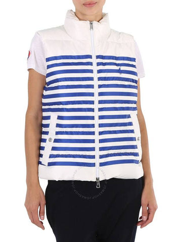 Polo Ralph Lauren Down-filled Striped Gilet Vest, Size X-Small - POLO RALPH LAUREN - BALAAN 1