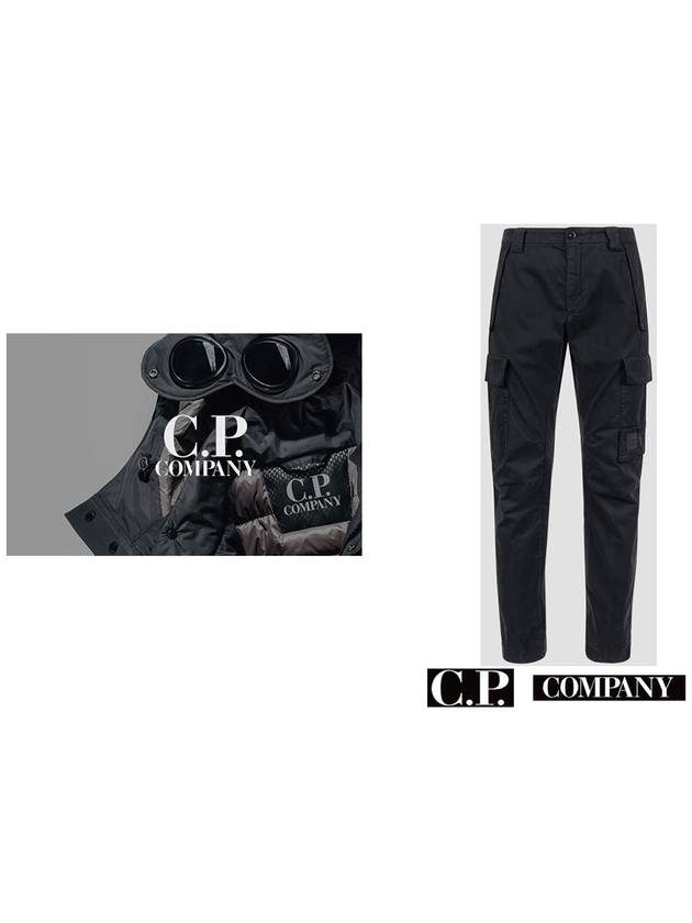 11CMPA190A Metropolis Cargo Pants Black - CP COMPANY - BALAAN 3