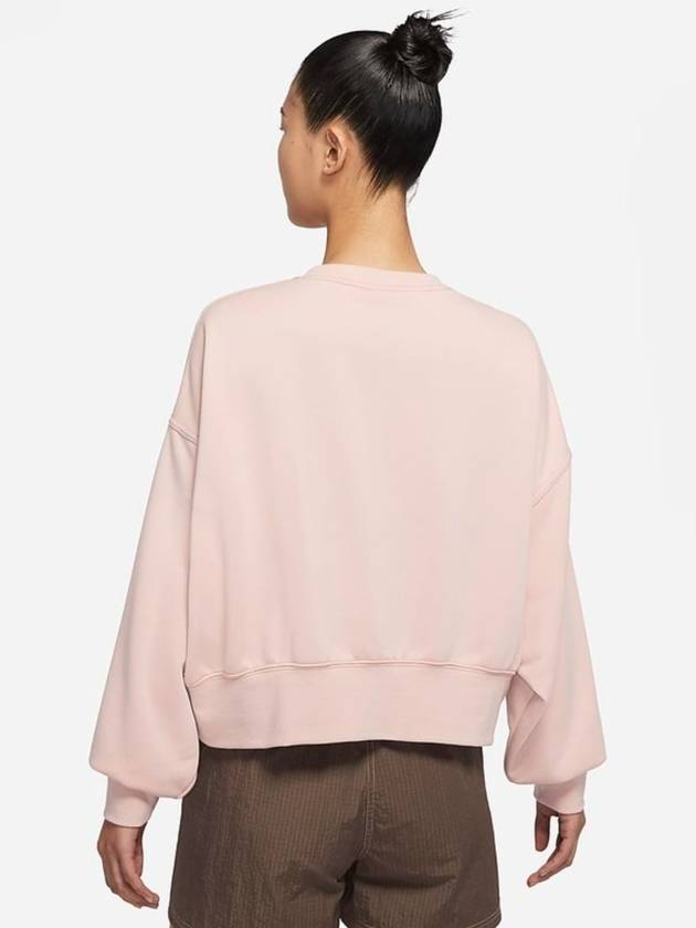 Sportswear Swoosh Fleece Crop Sweatshirt Pink - NIKE - BALAAN 3