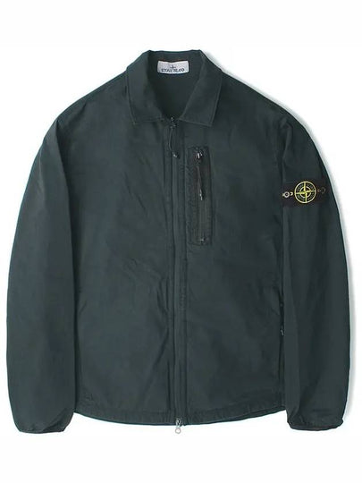 Zip-Up Over Long Sleeve Shirt Grey - STONE ISLAND - BALAAN 2