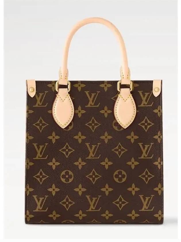 Sac Plat BB Monogram Tote Bag Brown - LOUIS VUITTON - BALAAN 4