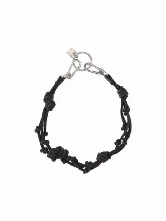 Noted leather key ring - GUIDI - BALAAN 1