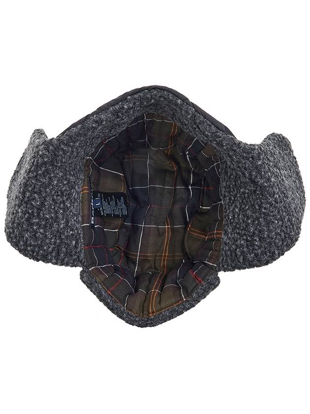 Sandbay Quilted Trapper Hat Black - BARBOUR - BALAAN 6