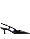 Chisel Slingback Heels Black - BURBERRY - BALAAN 1