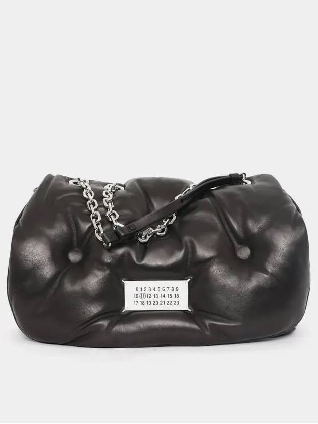 Glam Slam Flap Medium Shoulder Bag Black - MAISON MARGIELA - BALAAN 3