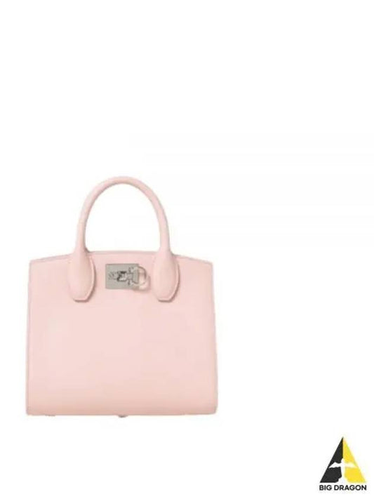 Gancini Studio Box Tote Bag Pink - SALVATORE FERRAGAMO - BALAAN 2