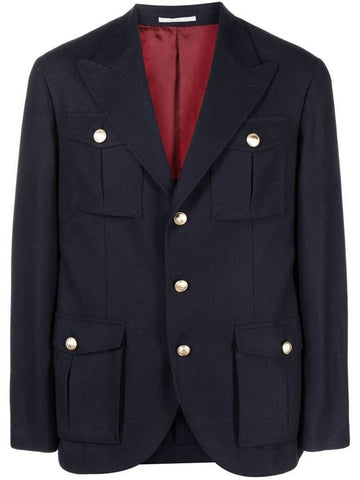 Brunello Cucinelli Deconstructed Jacket Clothing - BRUNELLO CUCINELLI - BALAAN 1