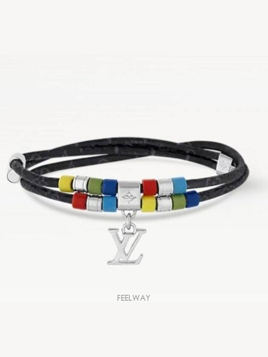 Monogram Play Bracelet Black - LOUIS VUITTON - BALAAN 2