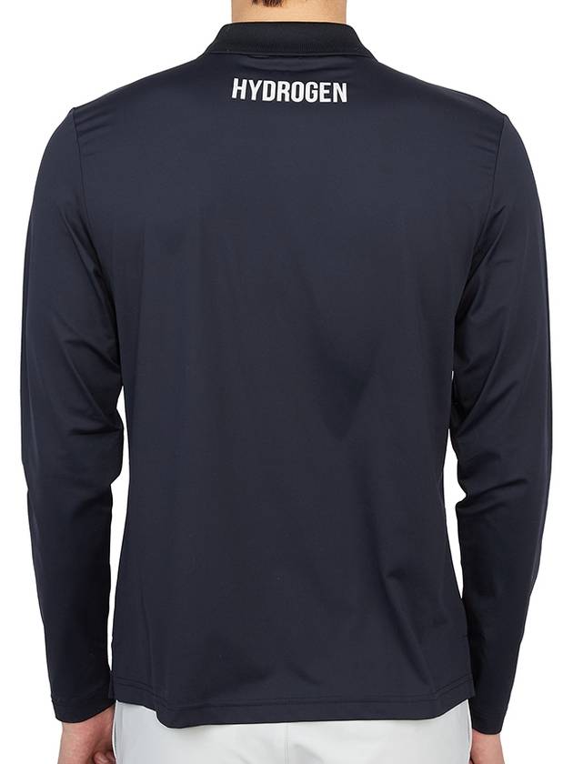 Golf Wear Polo Long Sleeve T-Shirt G00562 E08 - HYDROGEN - BALAAN 4