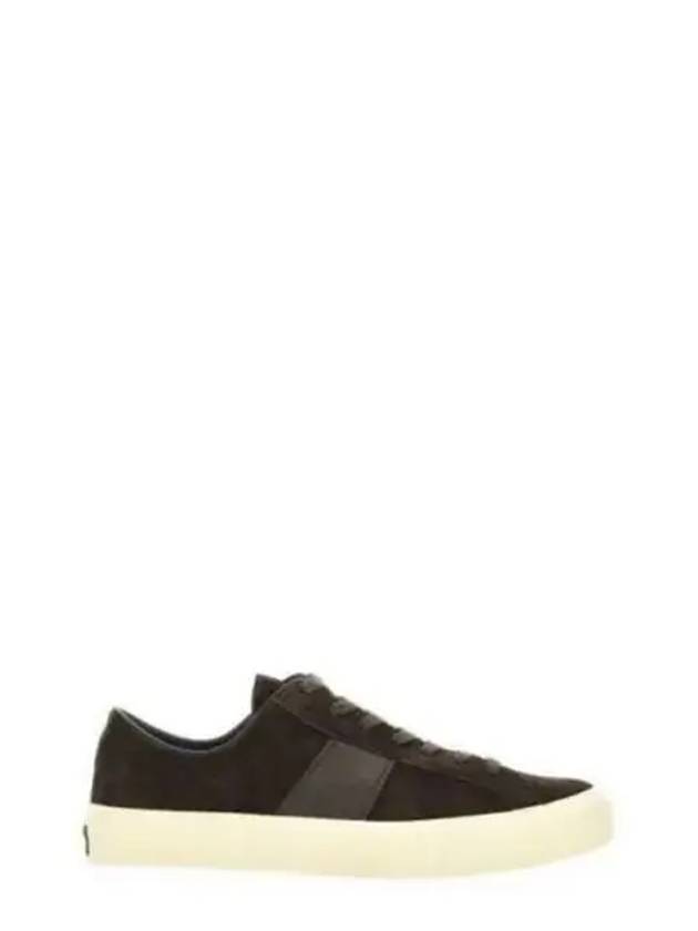 Crostar Suede Cambridge Low Top Sneakers Brown - TOM FORD - BALAAN.