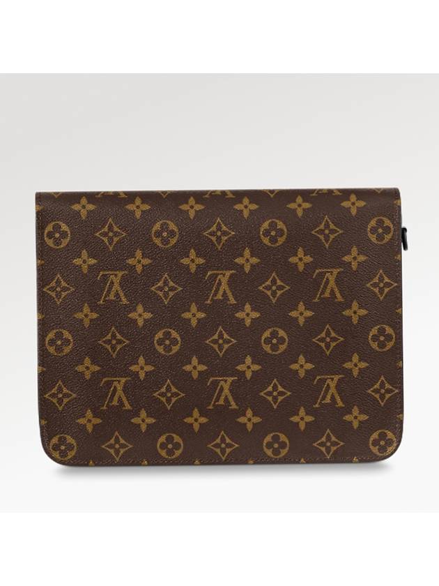 S-Lock A4 Pouch Bag Brown - LOUIS VUITTON - BALAAN 4