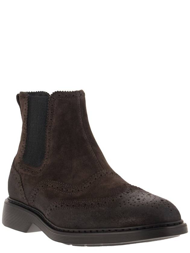 chelsea boots brown - HOGAN - BALAAN 3