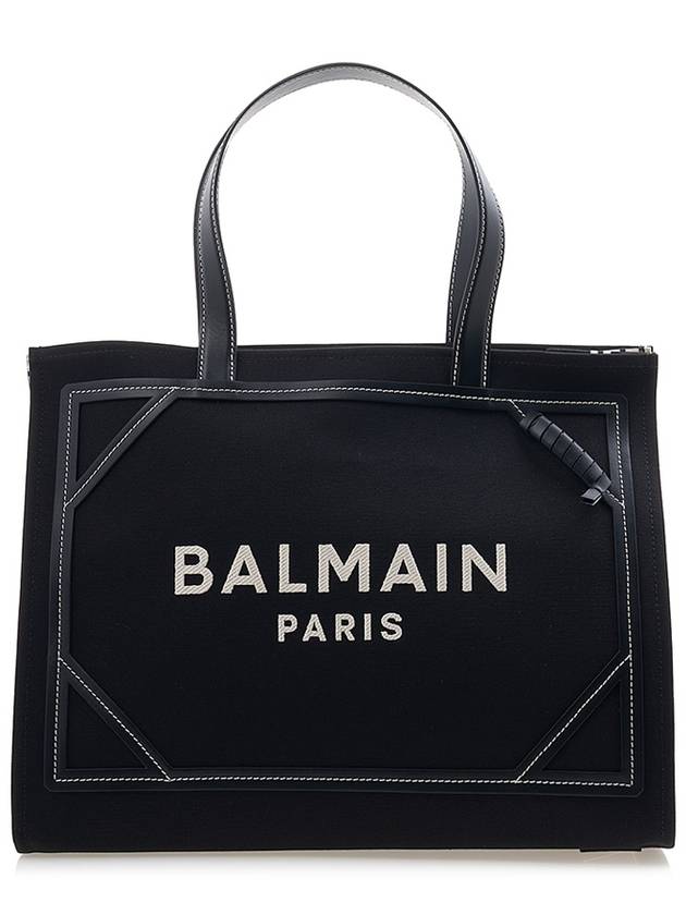 Logo Print Tote Bag Black - BALMAIN - BALAAN 3