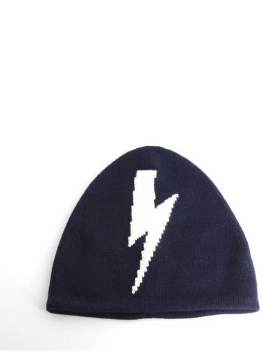 Thunder Beanie Navy PBCP01 F9406 186 - NEIL BARRETT - BALAAN 1