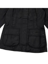 Beadnell Wax Zip-up Jacket Black - BARBOUR - BALAAN 8