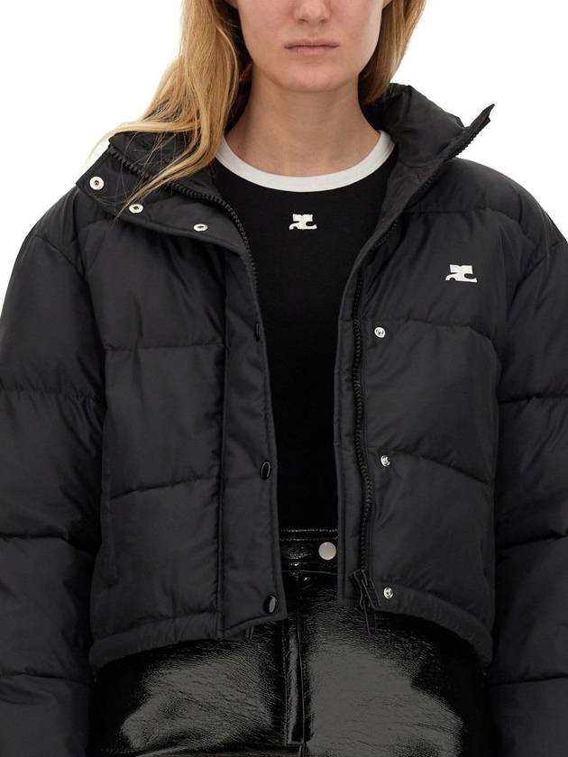 Courrèges Down Jacket With Logo - COURREGES - BALAAN 4