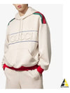 Embroidered Logo Wag Neoprene Hoodie Ivory - GUCCI - BALAAN 2