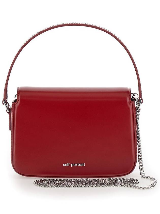 New Micro Shoulder Bag Burgundy - SELF PORTRAIT - BALAAN 3