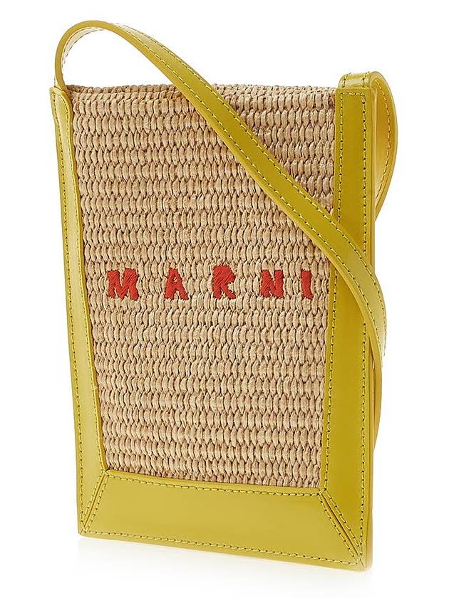 Tropicalia Phone Holder Mini Bag Yellow - MARNI - BALAAN.