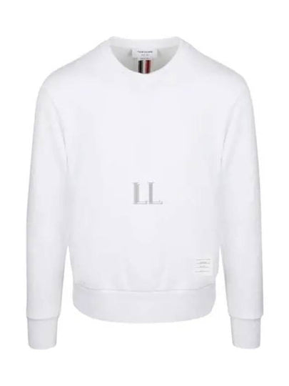 Center Back Stripe Crewneck Sweatshirt White - THOM BROWNE - BALAAN 2