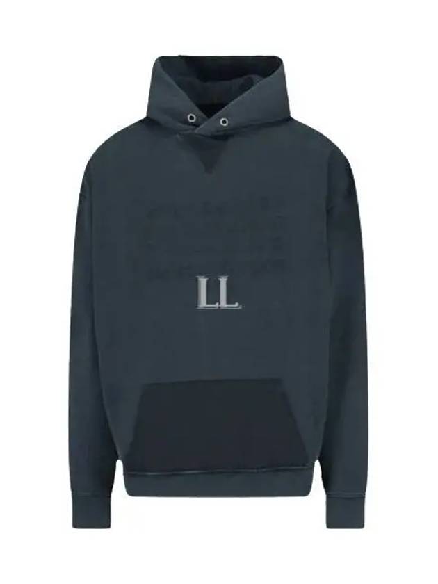 Reverse Logo Cotton Hoodie Black - MAISON MARGIELA - BALAAN 2