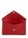 Rockstud leather envelope clutch - VALENTINO - BALAAN 5