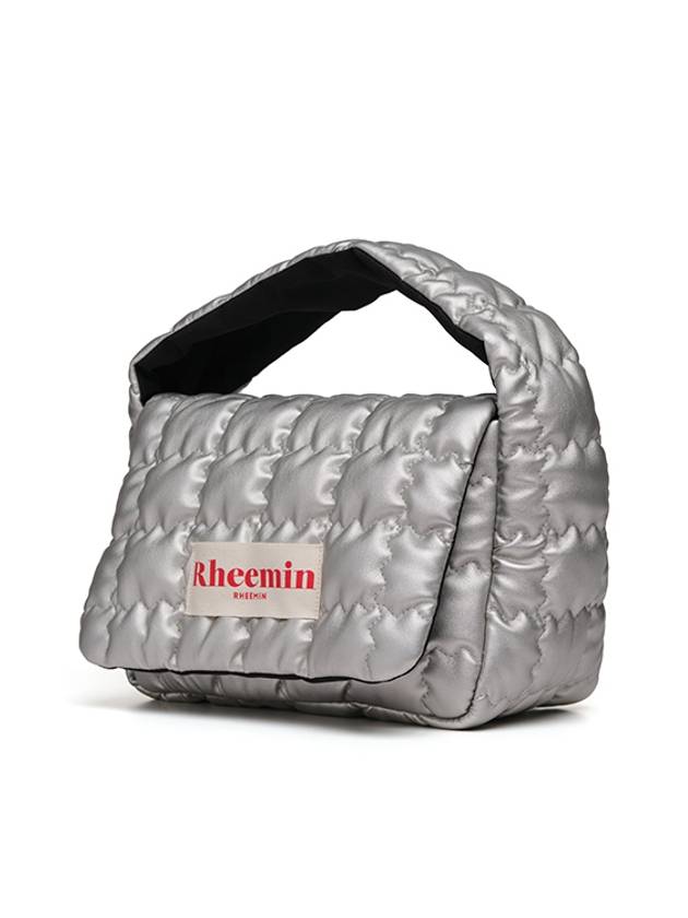 Biscuit Flap Mini Nugget Tote Bag Silver - RHEEMIN - BALAAN 3