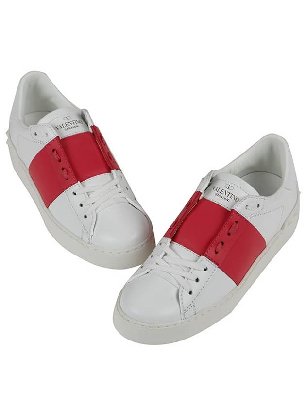 Hidden Low Top Sneakers White Pink - VALENTINO - BALAAN 5