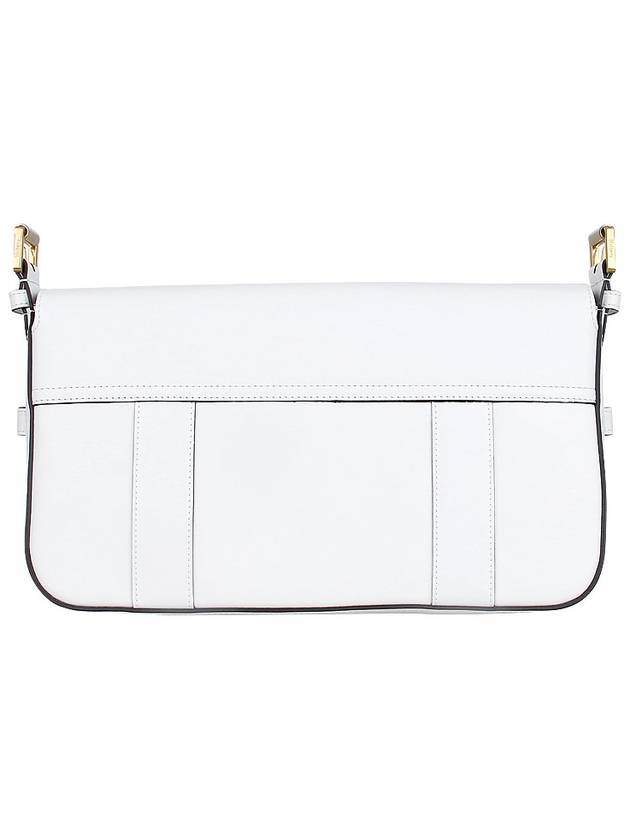 Bayswater Classic Smooth Leather Shoulder Bag White - MULBERRY - BALAAN 5