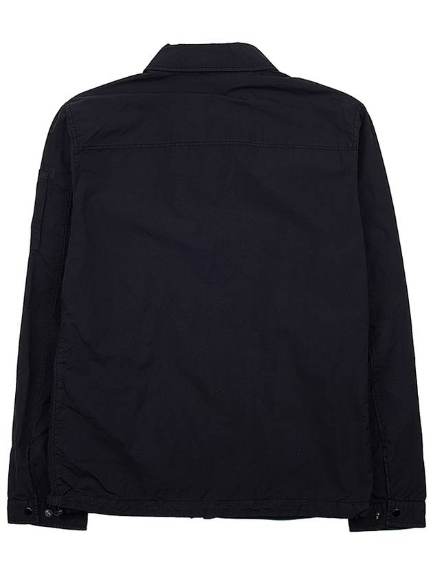 Lens Wappen Double Pocket Over Long Sleeve Shirt Black - CP COMPANY - BALAAN 3