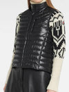 Valrs Logo Padded Vest Black - MONCLER - BALAAN 6