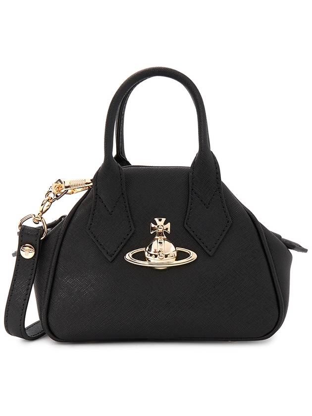 ORB Plaque Small Tote Bag Black - VIVIENNE WESTWOOD - BALAAN 2