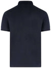 Pique Stretch Cotton Short Sleeve Polo Shirt Navy - STONE ISLAND - BALAAN 4