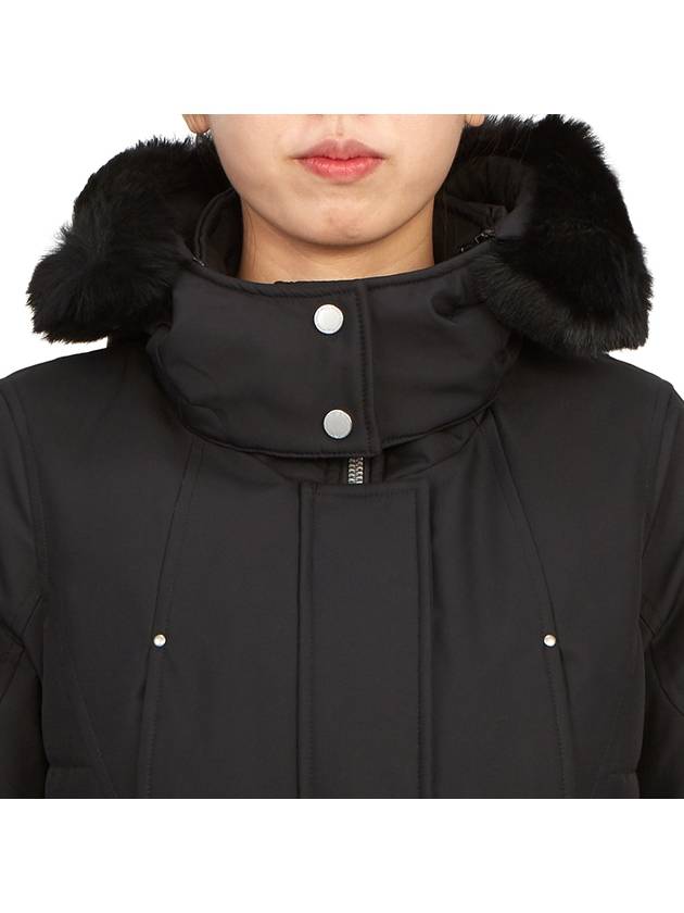 Cloud Shearling Parka Black - MOOSE KNUCKLES - BALAAN 9