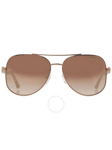 Michael Kors Chianti Caramel Silver Flash Pilot Ladies Sunglasses MK1121 12136K 58 - MICHAEL KORS - BALAAN 1