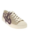 Cappuccino Canvas Plimsoll Low Top Sneakers Tan Beige - VIVIENNE WESTWOOD - BALAAN 4