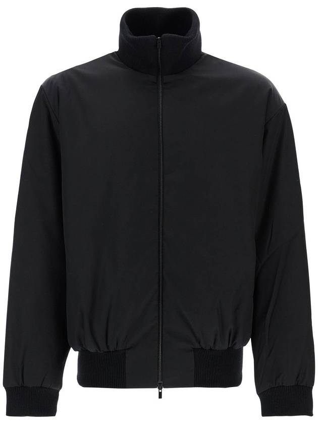 black nylon bomber with high collar - FEAR OF GOD - BALAAN 1