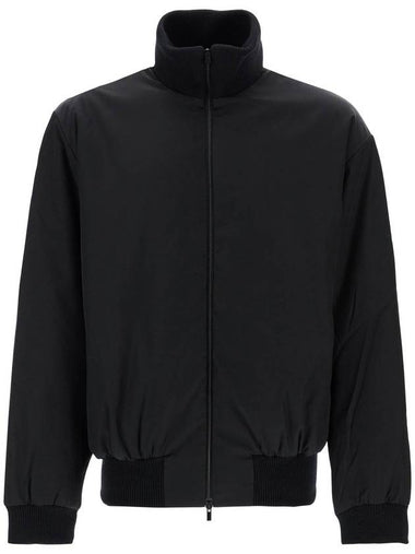 black nylon bomber with high collar - FEAR OF GOD - BALAAN 1