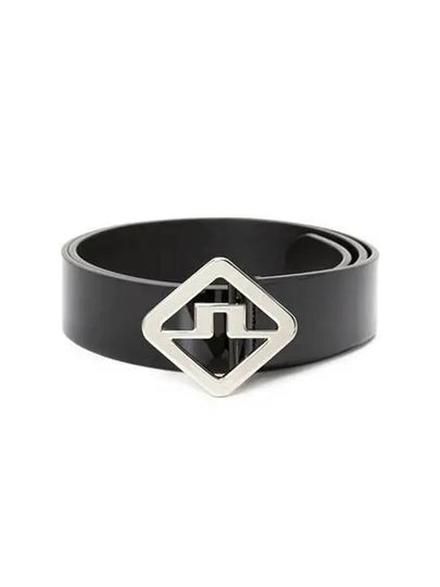 Gary High Shine Leather Belt Black - J.LINDEBERG - BALAAN 2