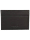 Logo Calf Leather Card Wallet Black - SALVATORE FERRAGAMO - BALAAN 3